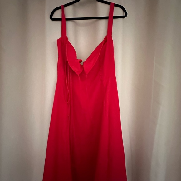 Red corset top dress size 10-12 large - Picture 2 of 2
